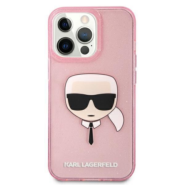 Karl Lagerfeld KLHCP13XKHTUGLP, telefonile iPhone 13 Pro Max, roosa цена и информация | Telefonide kaitsekaaned ja -ümbrised | hansapost.ee