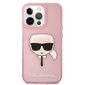 Karl Lagerfeld KLHCP13XKHTUGLP, telefonile iPhone 13 Pro Max, roosa цена и информация | Telefonide kaitsekaaned ja -ümbrised | hansapost.ee