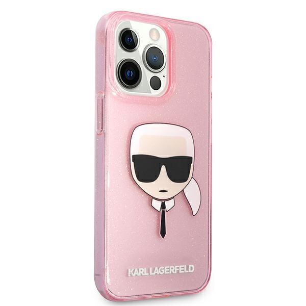 Karl Lagerfeld KLHCP13XKHTUGLP, telefonile iPhone 13 Pro Max, roosa цена и информация | Telefonide kaitsekaaned ja -ümbrised | hansapost.ee