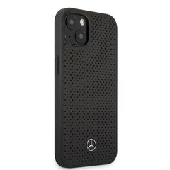 Чехол для телефона MEHCP13MDELBK Mercedes Genuine Leather Hard Case for iPhone 13 Black цена и информация | Mercedes Мобильные телефоны, Фото и Видео | hansapost.ee