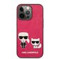 KLHCP13XPCUSKCP Karl Lagerfeld and Choupette PU Leather Case for iPhone 13 Pro Max Fuchsia цена и информация | Telefonide kaitsekaaned ja -ümbrised | hansapost.ee