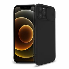 Mocco Matte Silicone Back чехол Camera Protect Силиконовый чехол для Apple iPhone 12 Mini Черный цена и информация | Чехлы для телефонов | hansapost.ee