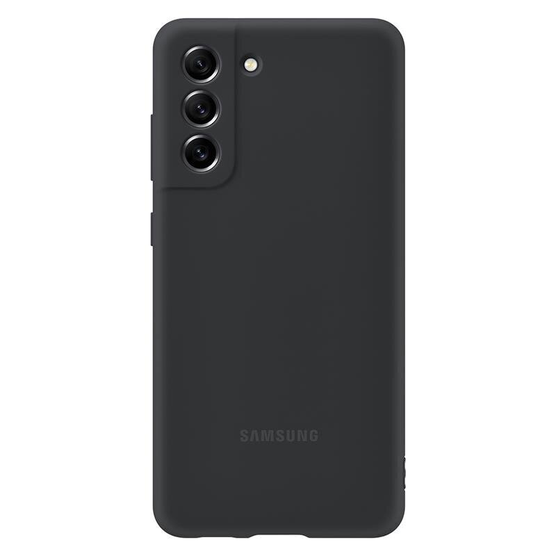 Samsung Galaxy S21 FE, dark gray - Smartphone silicone cover цена и информация | Telefonide kaitsekaaned ja -ümbrised | hansapost.ee