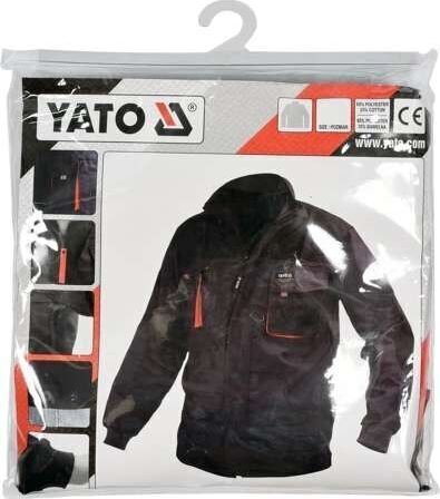 Tööjakk Yato (YT-80140), must/punane цена и информация | Tööriided | hansapost.ee