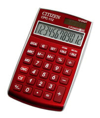 Калькулятор Citizen CT CPC112RD цена и информация | Канцелярские товары | hansapost.ee
