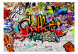 Fototapeet - Colorful Graffiti hind ja info | Fototapeedid | hansapost.ee