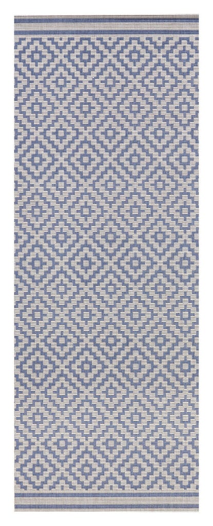 Vaip NORTHRUGS Meadow Raute Blue Cream, 140x200 cm hind ja info | Vaibad | hansapost.ee