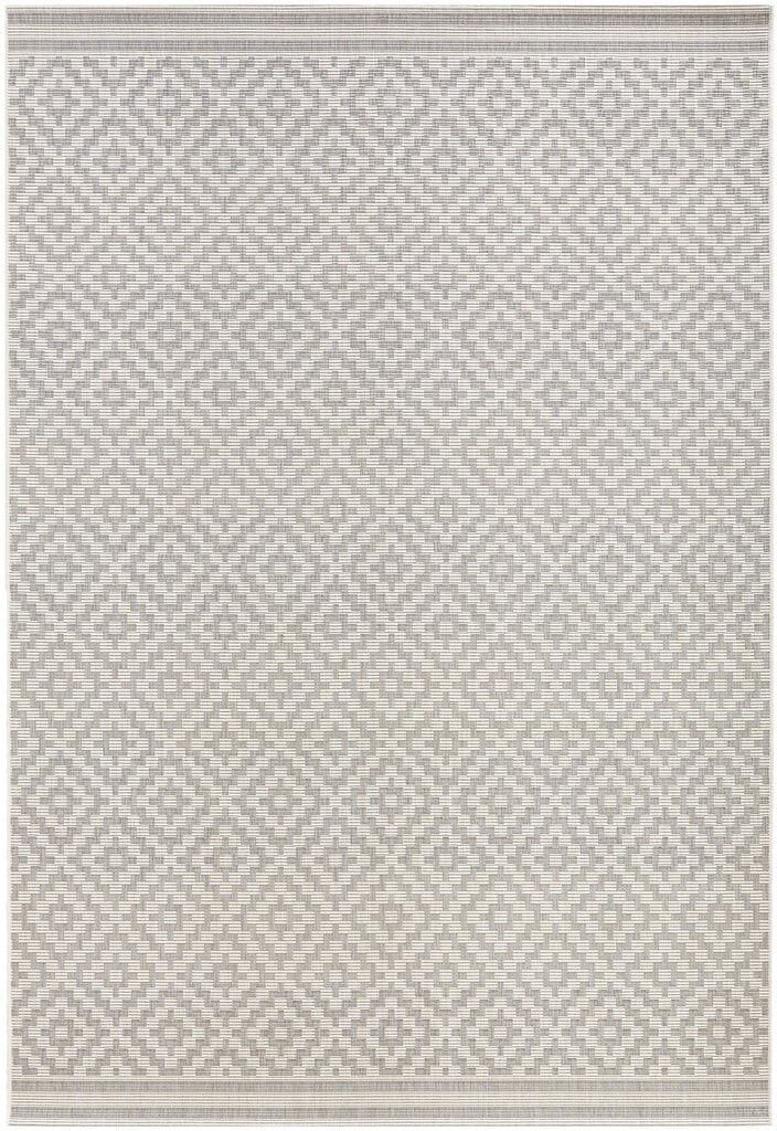 Vaip NORTHRUGS Meadow Raute Grey Cream, 80x200 cm hind ja info | Vaibad | hansapost.ee