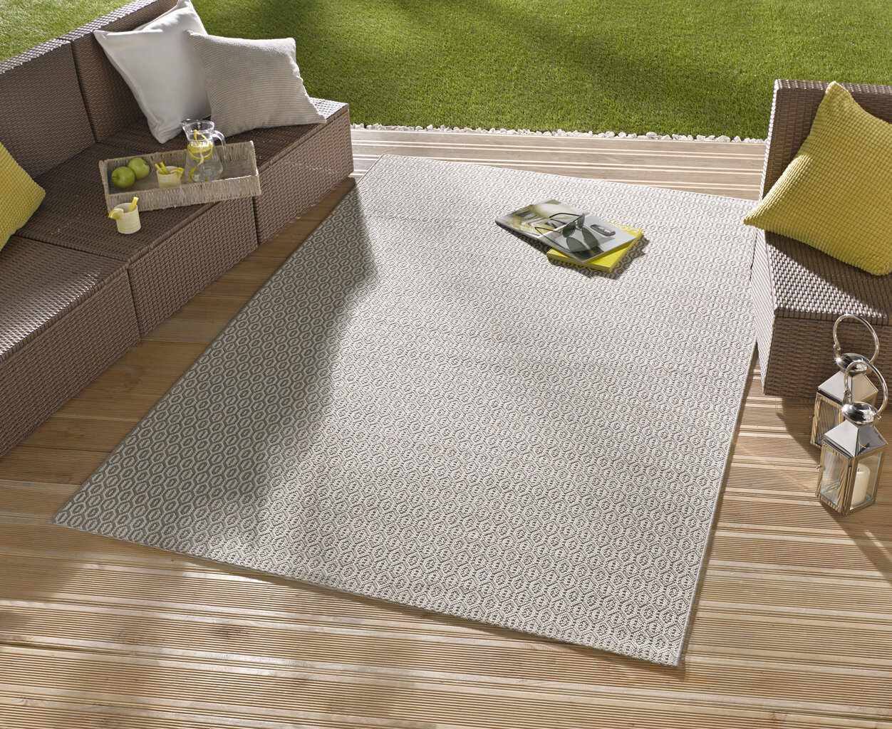 Vaip NORTHRUGS Meadow Coin Grey, 80x200 cm hind ja info | Vaibad | hansapost.ee