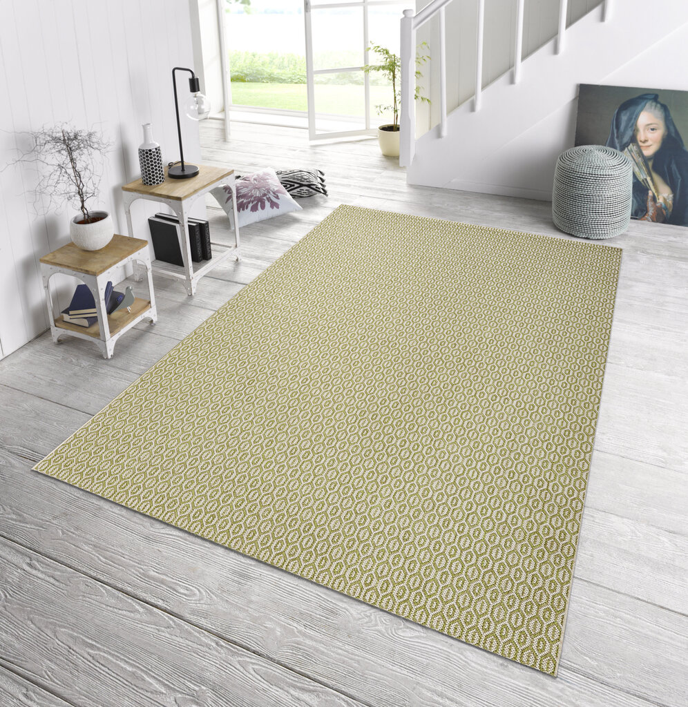 Vaip NORTHRUGS Meadow Coin Green, 200x290 cm цена и информация | Vaibad | hansapost.ee