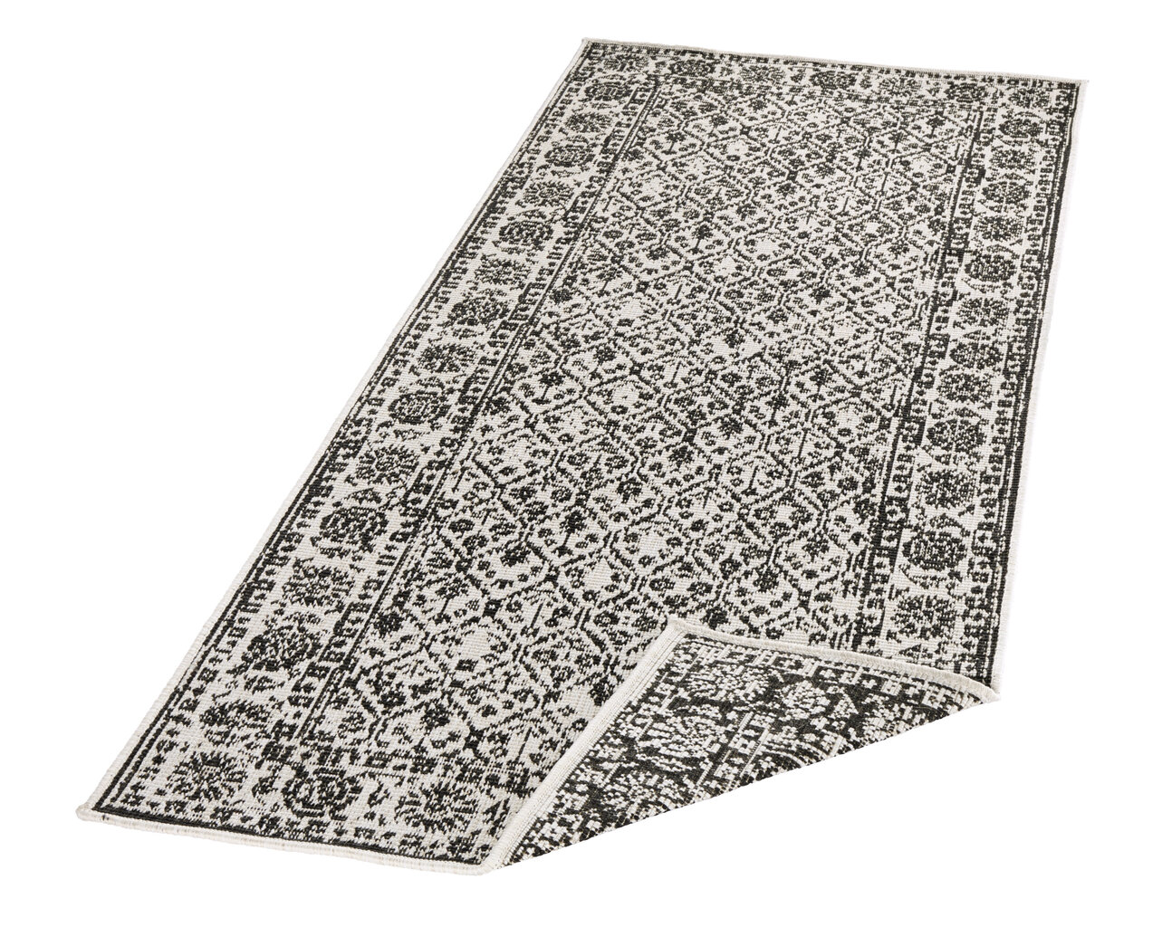 Vaip NORTHRUGS Twin Curacao Black Cream, 120x170 cm цена и информация | Vaibad | hansapost.ee