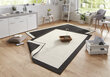 Vaip NORTHRUGS Twin Panama Black Cream, 80x150 cm hind ja info | Vaibad | hansapost.ee