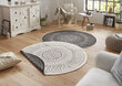 Vaip NORTHRUGS Twin Porto Black Cream, 200x200 cm цена и информация | Vaibad | hansapost.ee