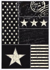 Vaip Hanse Home City Mix Stars Black 140x200 cm цена и информация | Коврики | hansapost.ee