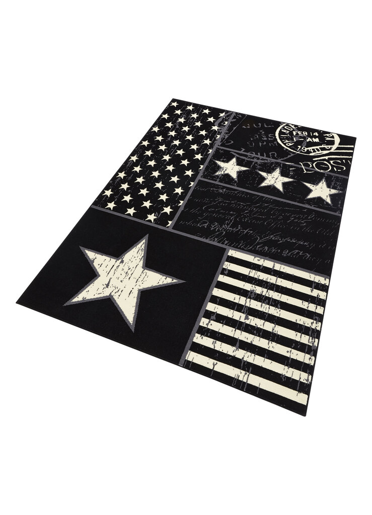 Vaip Hanse Home City Mix Stars Black 140x200 cm hind ja info | Vaibad | hansapost.ee