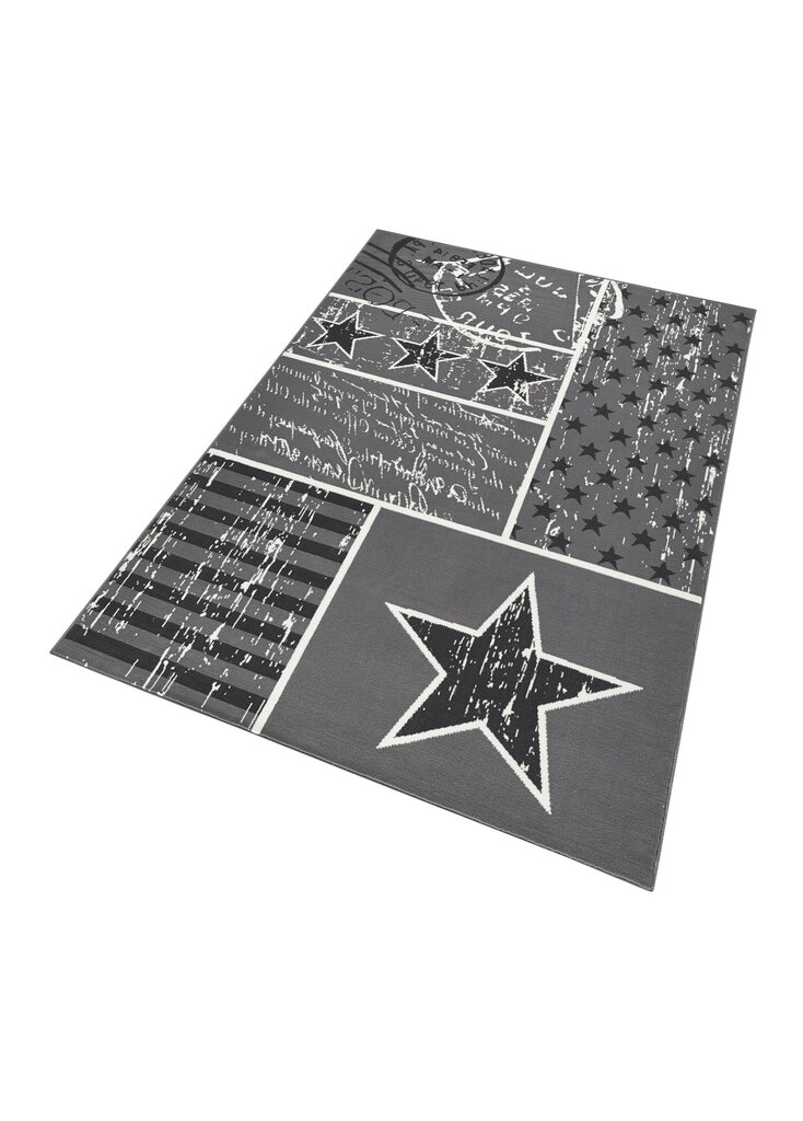 Vaip Hanse Home City Mix Stars Grey 140x200 cm цена и информация | Vaibad | hansapost.ee