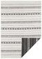 Kahepoolne vaip NORTHRUGS Twin Supreme Black Cream, 120x170 cm цена и информация | Vaibad | hansapost.ee