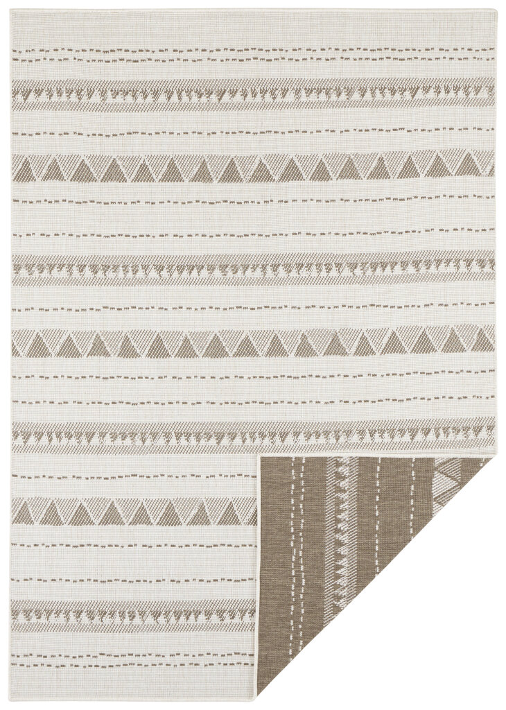 Kahepoolne vaip NORTHRUGS Twin Supreme Brown Cream, 120x170 cm цена и информация | Vaibad | hansapost.ee