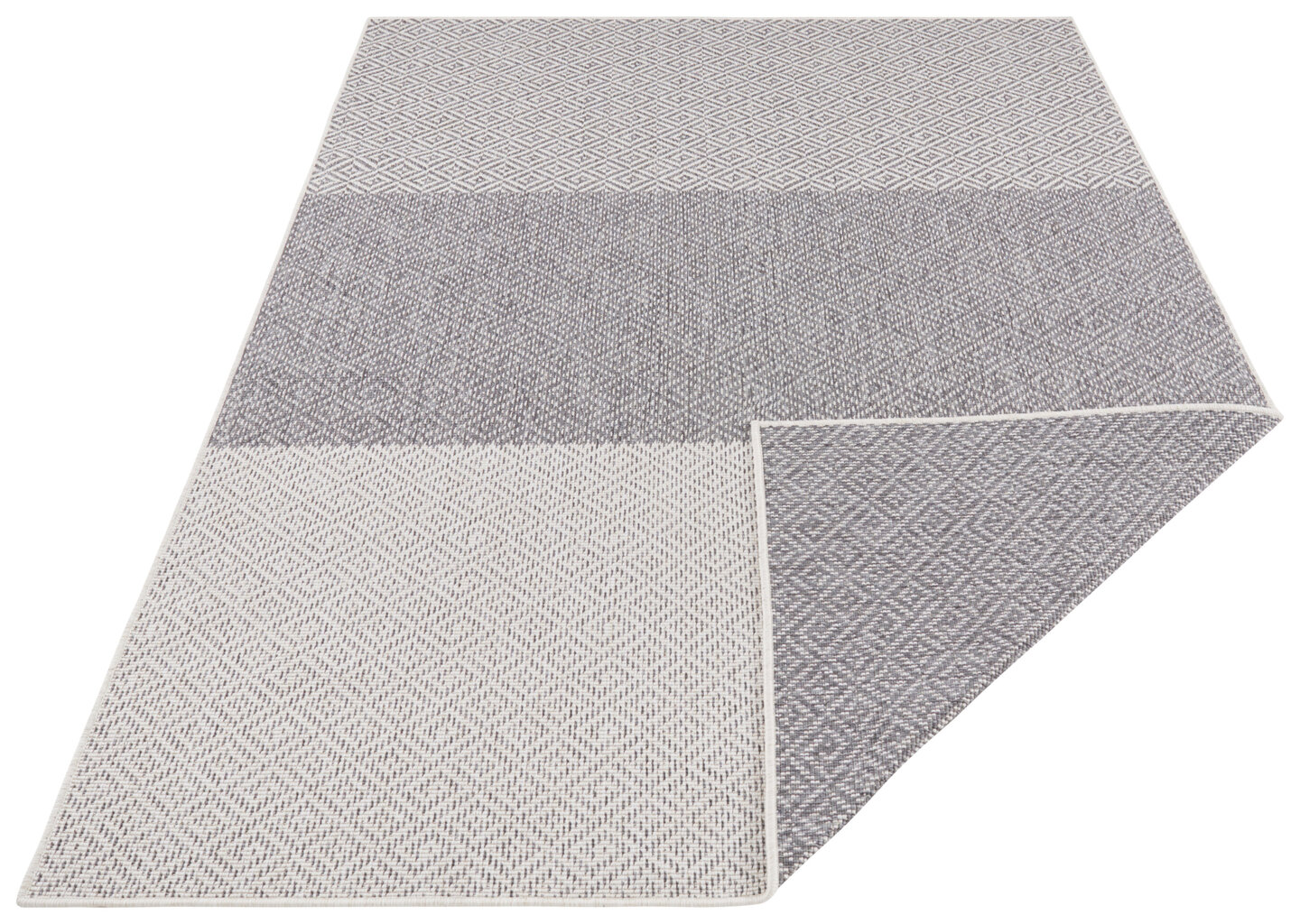 Kahepoolne vaip NORTHRUGS Twin Supreme Grey Cream, 80x150 cm цена и информация | Vaibad | hansapost.ee