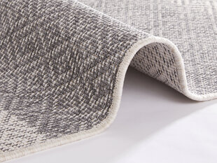 Kahepoolne vaip NORTHRUGS Twin Supreme Grey Cream, 80x150 cm hind ja info | Vaibad | hansapost.ee