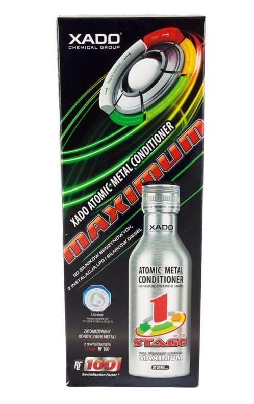 Atomic metallipalsam XADO Maximum 1 Stage 225 ml цена и информация | Kütuselisandid ja õlilisandid | hansapost.ee