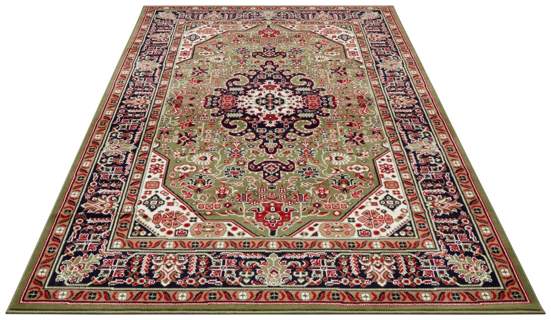 Vaip Nouristan Mirkan Skazar Isfahan 200x290 cm, roheline цена и информация | Vaibad | hansapost.ee