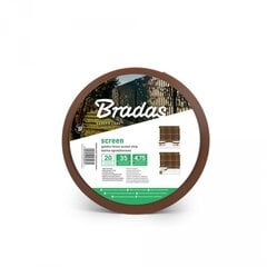 Лента для заборов Bradas 4.75смx35 м плюс 20 зажимов, коричневая цена и информация | Bradas Сантехника, ремонт, вентиляция | hansapost.ee