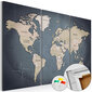 Pilt korgil - Anthracitic World [Cork Map] цена и информация | Seinapildid | hansapost.ee