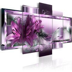 Maal - Purple Lilies цена и информация | Картины, живопись | hansapost.ee