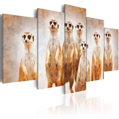 Maal - Family of meerkats hind ja info | Seinapildid | hansapost.ee