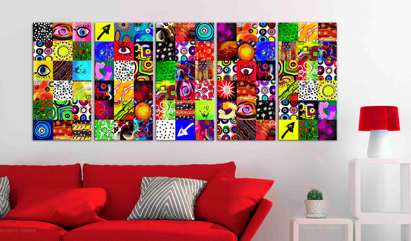 Maal - Colourful Abstraction hind ja info | Seinapildid | hansapost.ee