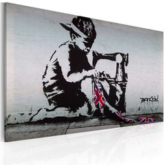 Maal - Union Jack Kid (Banksy) цена и информация | Картины, живопись | hansapost.ee