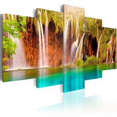 Maal - Forest waterfall цена и информация | Картины, живопись | hansapost.ee