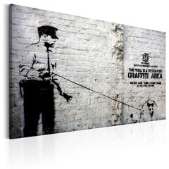 Maal - Graffiti Area (Police and a Dog) by Banksy цена и информация | Картины, живопись | hansapost.ee