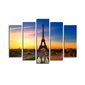 Viieosaline reproduktsioon Eiffeli torn hind ja info | Seinapildid | hansapost.ee