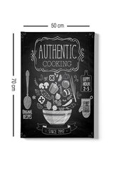 Репродукция Authentic cooking цена и информация | Настенные деревянные декорации | hansapost.ee