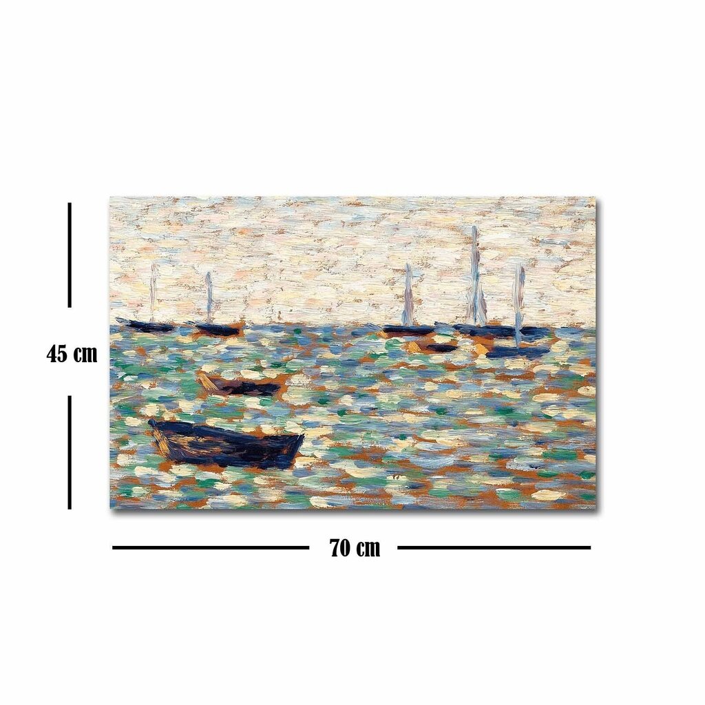 Reproduktsioon La mer à grandcamp (Georges Seurat) цена и информация | Seinapildid | hansapost.ee