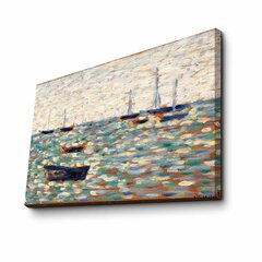 Репродукция La mer à grandcamp (Georges Seurat) цена и информация | Настенные деревянные декорации | hansapost.ee