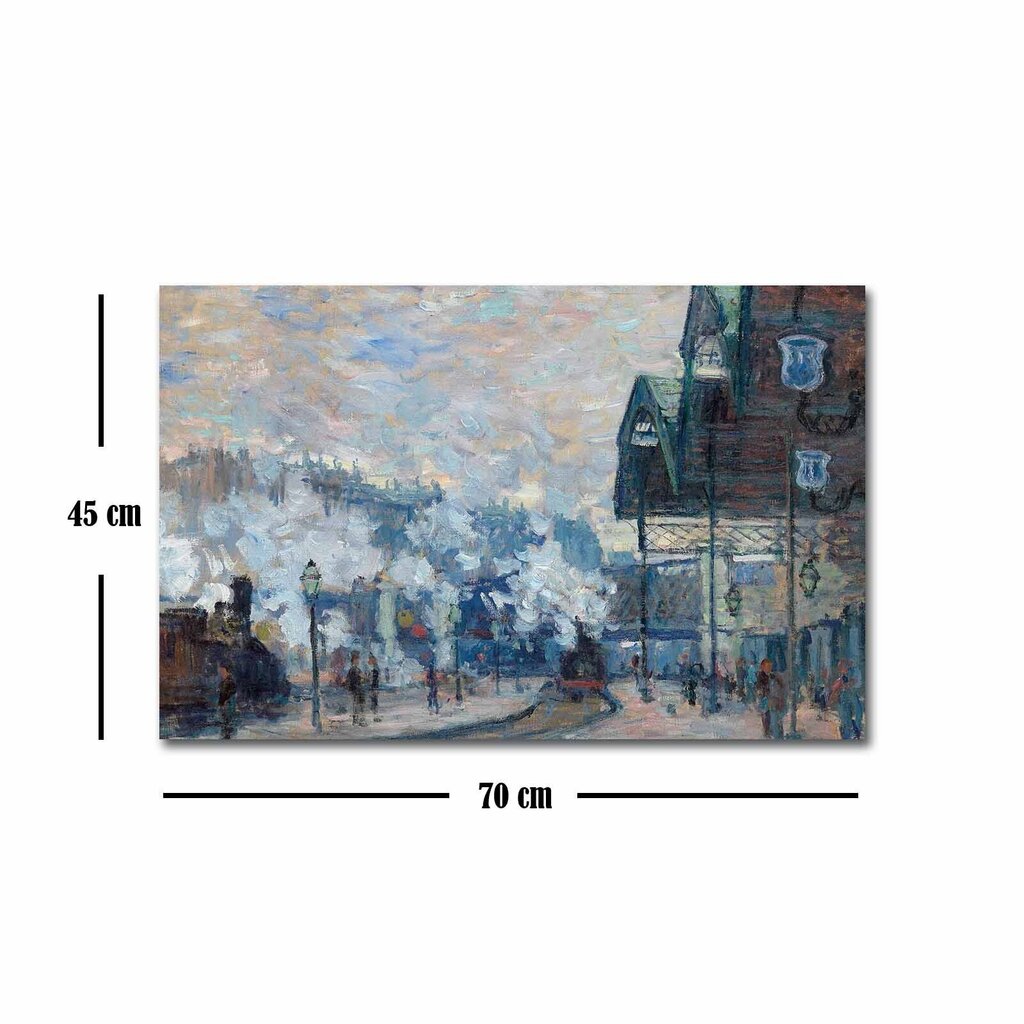 Reproduktsioon La Gare Saint-Lazare (Claude Monet) цена и информация | Seinapildid | hansapost.ee