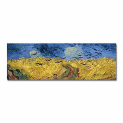 Репродукция Пшеничное поле с воронами (Ван Гог) цена и информация | Настенные деревянные декорации | hansapost.ee