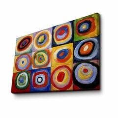 Reproduktsioon Farbstudie Quadrate (Wassily Kandinsky) hind ja info | Seinapildid | hansapost.ee