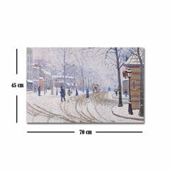 Репродукция Snow, Boulevard de Clichy, Paris (Paul Signac) цена и информация | Репродукции, картины | hansapost.ee