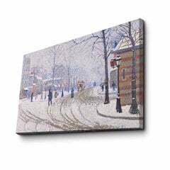 Репродукция Snow, Boulevard de Clichy, Paris (Paul Signac) цена и информация | Настенные деревянные декорации | hansapost.ee
