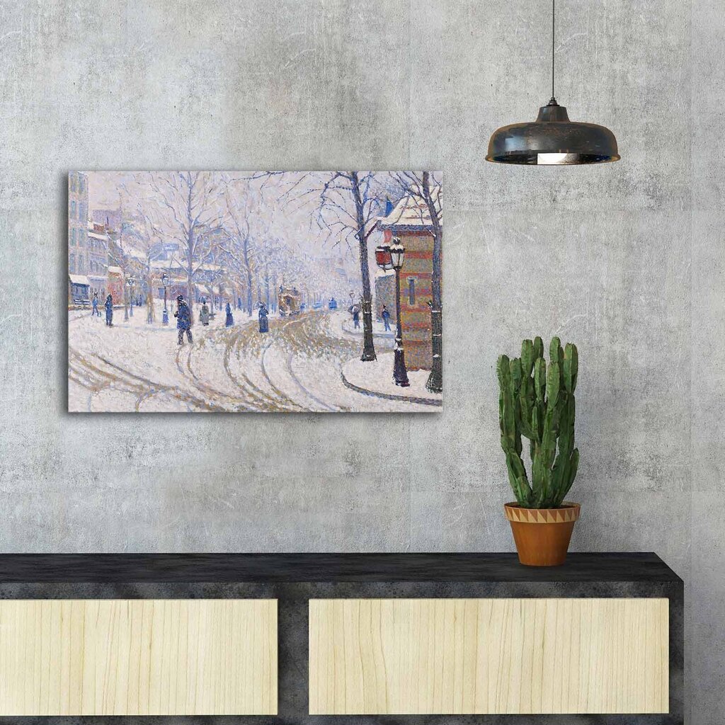 Reproduktsioon Snow, Boulevard de Clichy, Paris (Paul Signac) цена и информация | Seinapildid | hansapost.ee