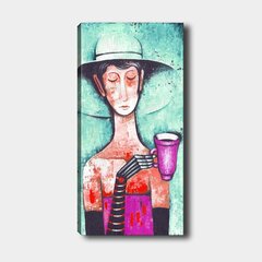 Репродукция Человек с чашкой цена и информация | Настенные деревянные декорации | hansapost.ee