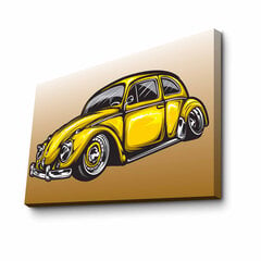 Репродукция Желтый автомобиль цена и информация | Настенные деревянные декорации | hansapost.ee