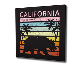 Reproduktsioon California цена и информация | Настенные деревянные декорации | hansapost.ee