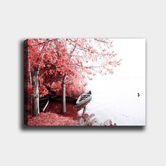 Репродукция на холсте Розовая осень на побережье цена и информация | Репродукции, картины | hansapost.ee