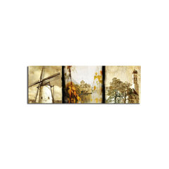 Репродукция Древний замок цена и информация | Настенные деревянные декорации | hansapost.ee