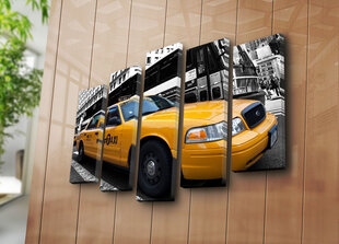 Репродукция из пяти частей Автомобиль такси цена и информация | Репродукции, картины | hansapost.ee